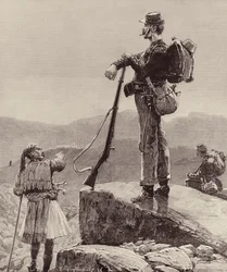 Auf der Lauer: Infanteriesoldaten der griechischen Armee